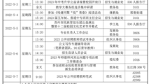 	 2022-2023（2）第十三周工作安排